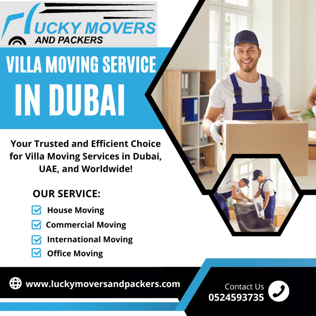 Villa Moving Services In Dubai